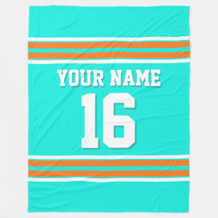 Manta Polar Calabaza Naranja White Sports Jersey