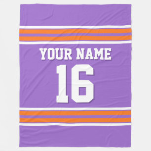 Manta Polar Calabaza Naranja White Sports Jersey