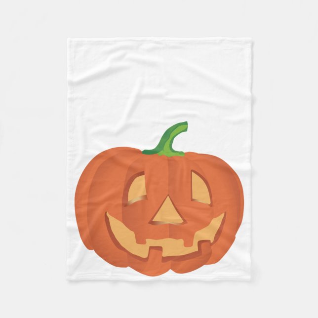Manta Polar Calabaza para Halloween 1 (Anverso)
