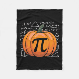 Manta Polar Calabaza Pie Math Gracioso Día De Acción De Gracia
