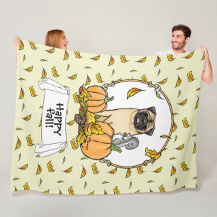 Manta Polar Calabazas de calabazas de perros de la puericultur