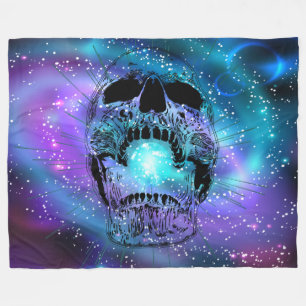 Manta Polar Calavera consumiendo el planeta - Calaveras