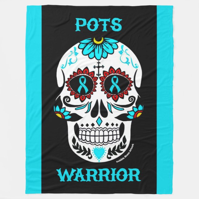 Manta Polar Calavera/Guerrero...POTS (Anverso)