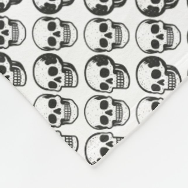 Manta Polar Calaveras (Esquina)