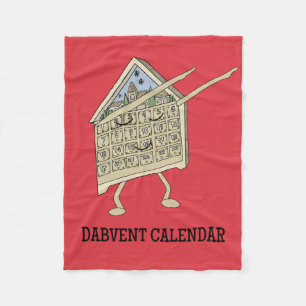 Manta Polar Calendario de Adviento con Dabbing Divertido Crist