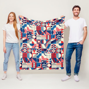 Manta Polar Calentamiento retro