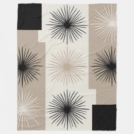 Manta Polar Cálida Funda de Fleece Blange Blanco Starburst neg