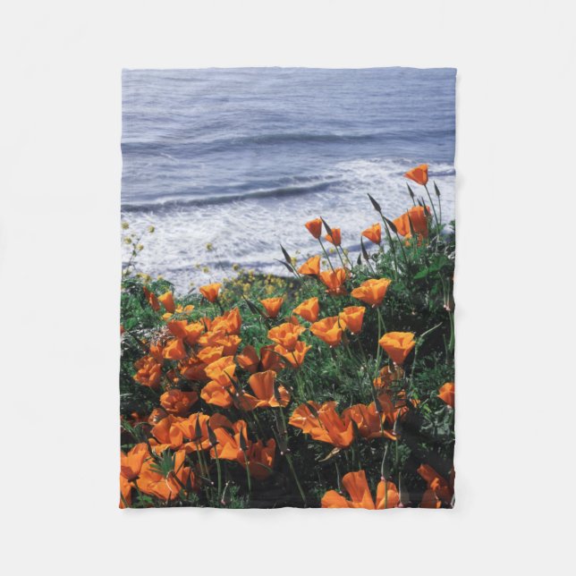 Manta Polar California, Costa Big Sur, California Poppy (Anverso)