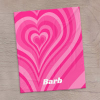 Caligrafía psicodélica del corazón con Rosa de Nom