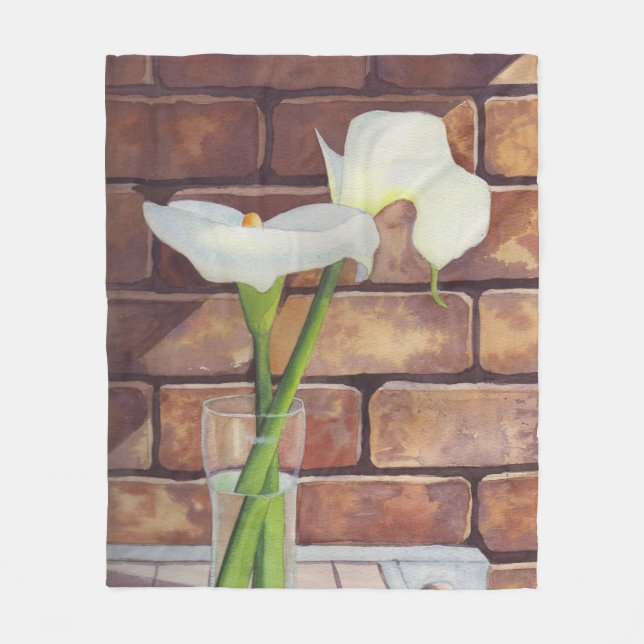 Manta Polar Calla Lilies (Anverso)