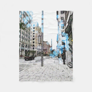 Manta Polar Calle Montreal 8343a