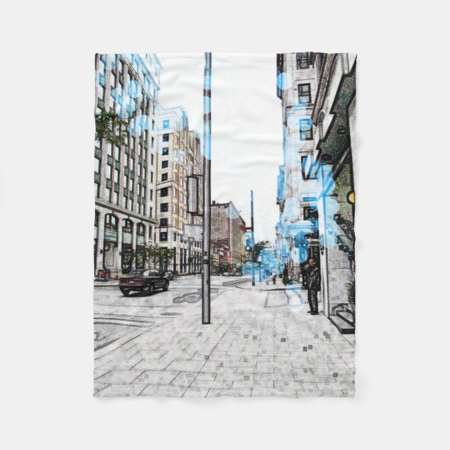 Manta Polar Calle Montreal 8343a (Anverso)
