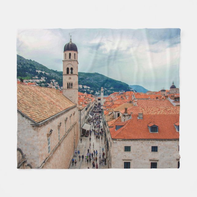 Manta Polar Calle principal de Dubrovnik, Croacia (Frente (Horizontal))