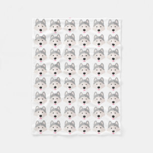 Manta Polar Cama de amor para Husky Silver