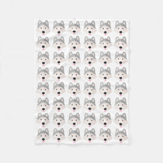 Manta Polar Cama de amor para Husky Silver