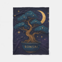 Manta Polar Cama de árbol de bonsai encantado