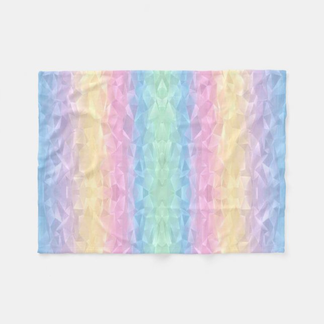 Manta Polar Cama de bebé Pastel (Frente (Horizontal))