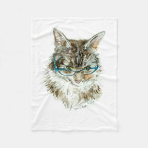 Manta Polar Cama de gatos con muñecas de gato, pequeña