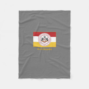 Manta Polar Cama de grisones PERSONALIZADOS con respaldo blanc