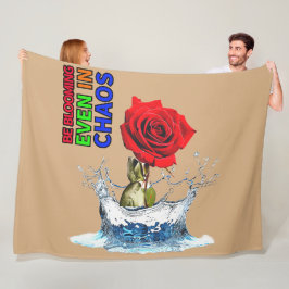 Manta Polar ¡Cama de la Fleece ROSE 3D!