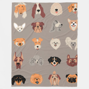 Manta Polar Cama de perro que 60x80