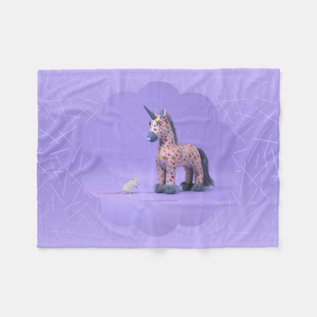 Manta Polar Cama de pulga de encuentro extraño (Frente (Horizontal))