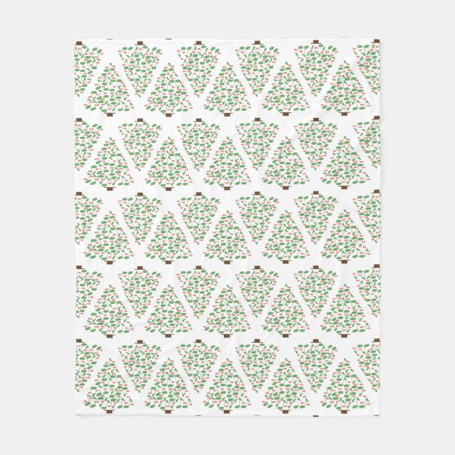 Manta Polar Cama musical de árbol de Navidad (Anverso)