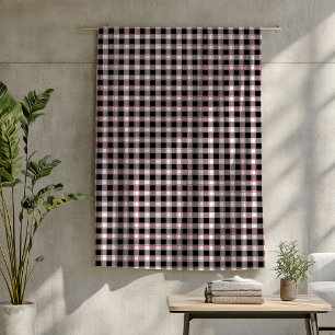 Manta Polar Cama roja y cómoda de plástico negro para cabaña o