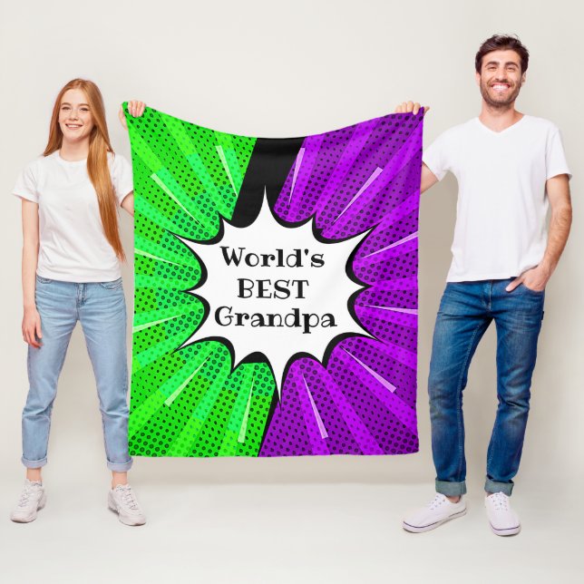 Manta Polar Cambiar nombre Mejor comic de púrpura verde para e (In situ)