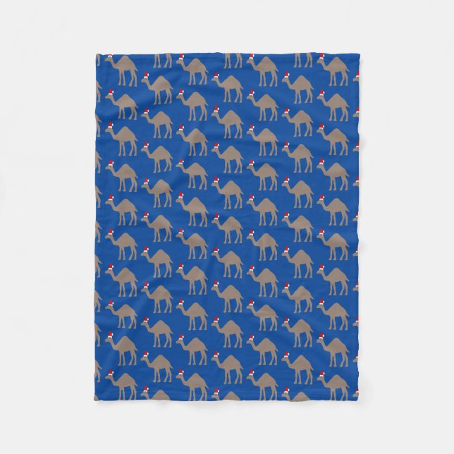 Manta Polar Camel de Navidades Cutes Patterado (Anverso)