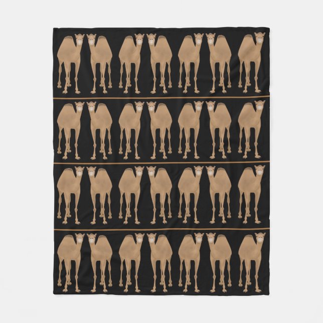 Manta Polar Camels Fleece Blanket (Anverso)