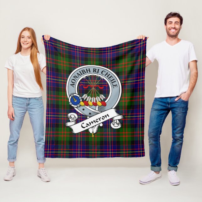 Manta Polar Cameron De Erracht Insignia Moderna De Clan Tartán (In situ)