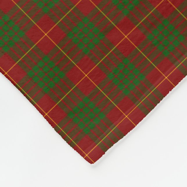 Manta Polar Cameron tartan green (Esquina)