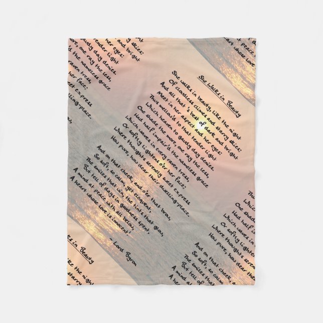 Manta Polar Camina En Belleza/Fleece Fleece Blanket De Mayo (Anverso)