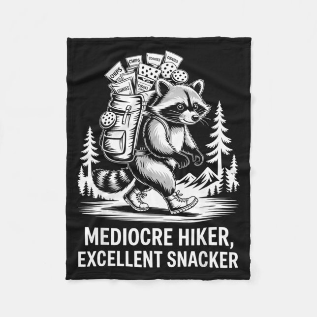 Manta Polar Caminante mediocre excelente comedor de snacks map (Anverso)