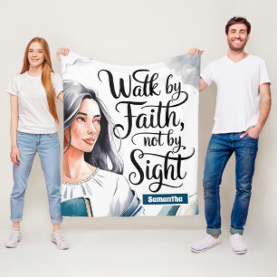 Manta Polar Caminata Personalizada Por Mujeres Cristianas Reli