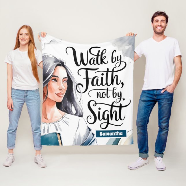 Manta Polar Caminata Personalizada Por Mujeres Cristianas Reli (In situ)