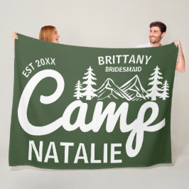 Manta Polar Camineras personalizadas del partido Bachelorette