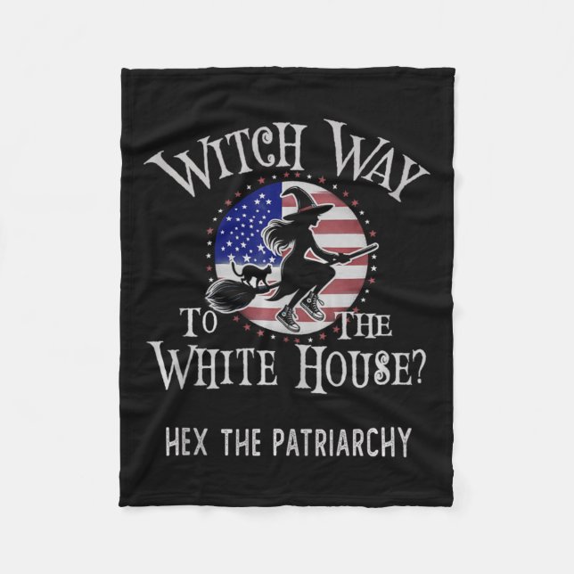 Manta Polar Camino De Bruja Graciosa A La Casa Blanca Kamala H (Anverso)