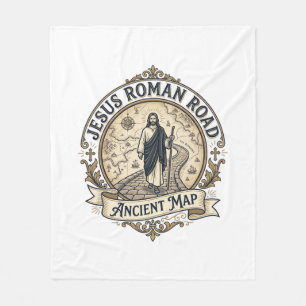 Manta Polar Camino Romano Jesús Mapa Antiguo Camino Romano Jes