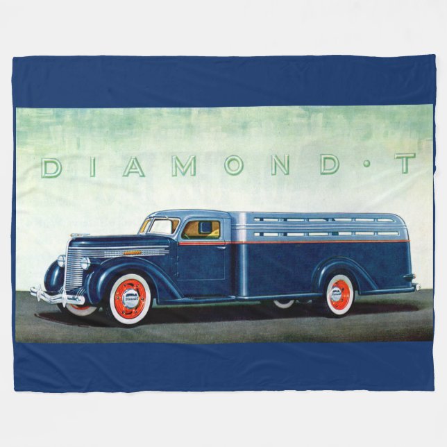 Manta Polar Camión azul Diamond T 1937 (Frente (Horizontal))