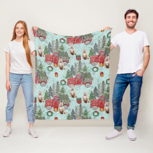 Manta Polar Camión camionero del perro matón estadounidense Re