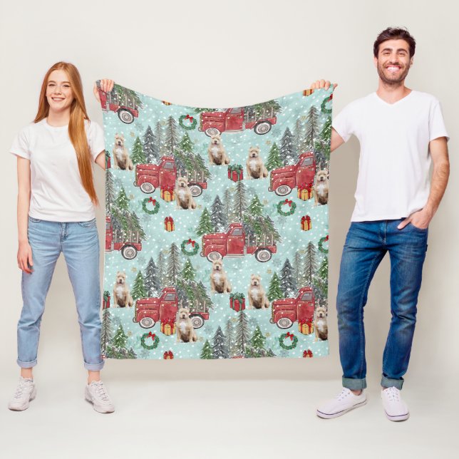 Manta Polar Camión camionero del perro matón estadounidense Re (In situ)