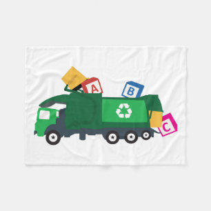Manta Polar Camión de basura de reciclaje ABC