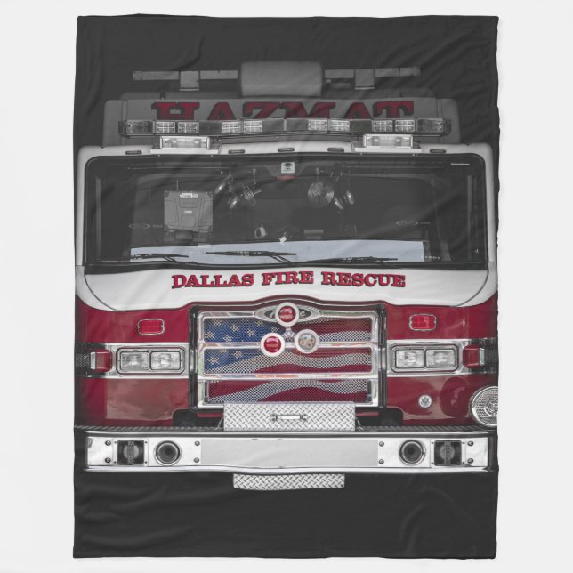 Manta Polar Camión de bomberos de Dallas (Anverso)