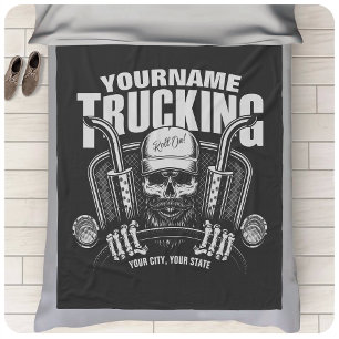Manta Polar Camión de camionetas de cráneo personalizado camio