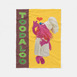 Manta Polar Camión de foodie de Cookie Monster Toodaloo