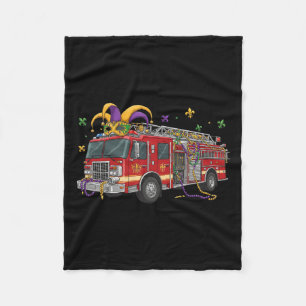 Manta Polar Camión de piruetas de fuego cocodrilo Mardi Gras h