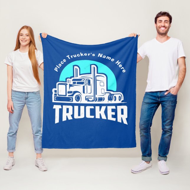 Manta Polar Camión de regalo personalizado (In situ)