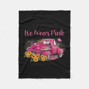 Manta Polar Camión En Octubre Nosotros Vestimos De Rosa Concie